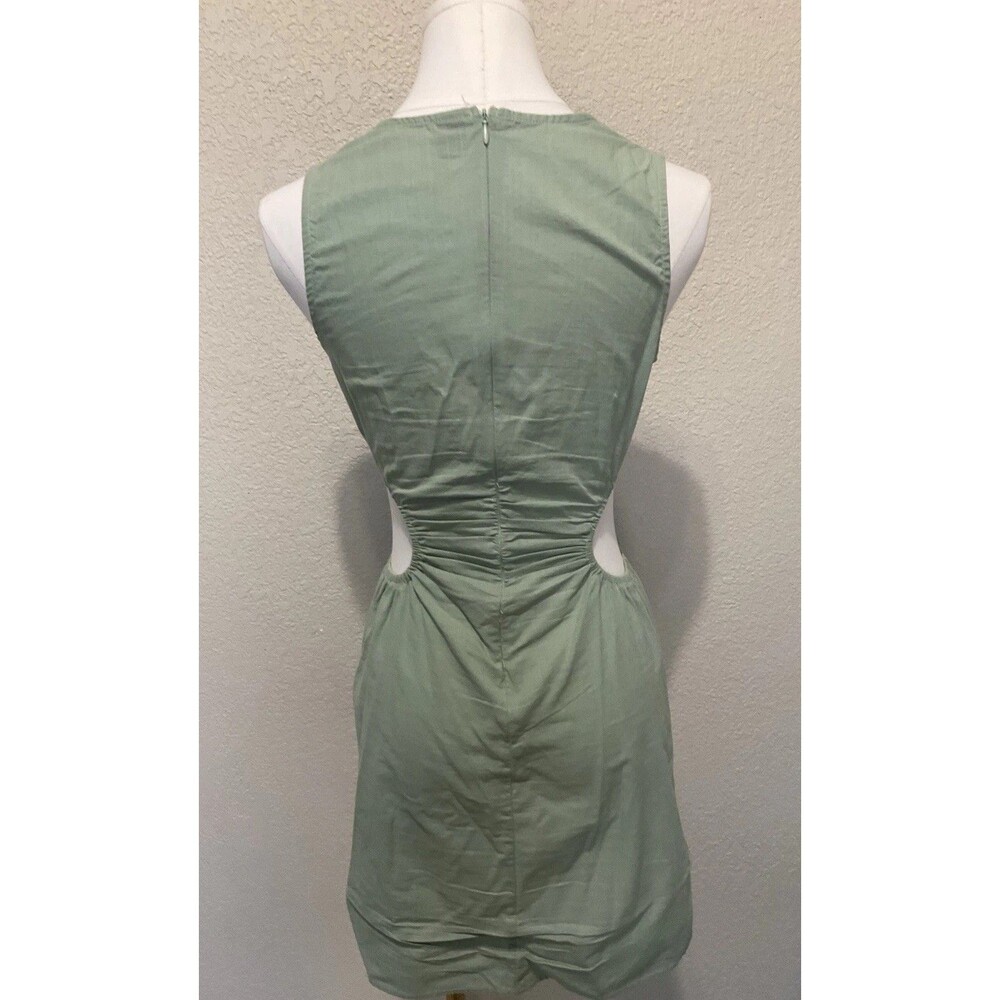 SHEIN, Women’s, Sleeveless Dress, Waist Cut-outs, Sage Green, Size: XS - Picture 4 of 7
